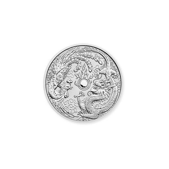 2017 Dragon & Phoenix Silver Coin, 1 oz.