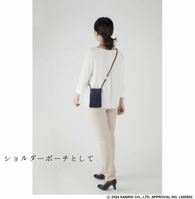 A-642 Hello Kitty×近沢レース店×スワニーコラボ 3wayポーチ (S