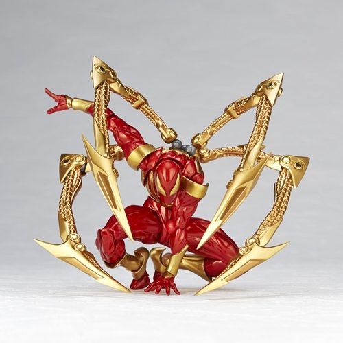 CDJapan : Revoltech Amazing Yamaguchi Spiderman Iron Spider