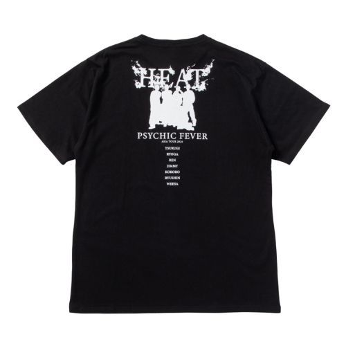 CDJapan : PSYCHIC FEVER HEAT Tour Photo T-Shirt /BLACK (Size M