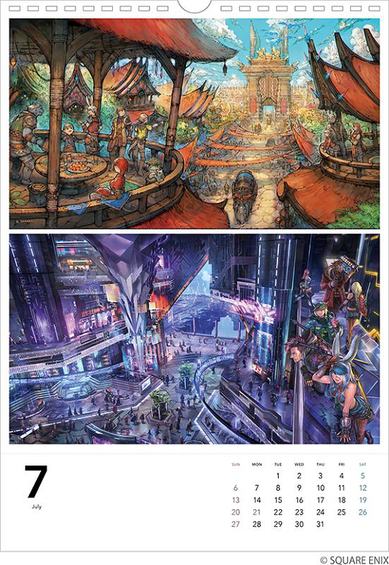 CDJapan : Final Fantasy XIV: Dawntrail - Official Calendar 2025