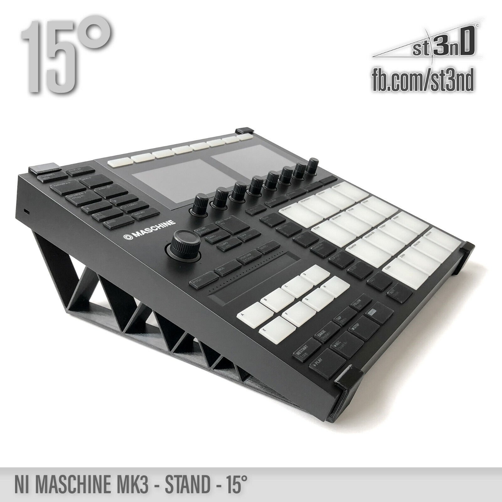 STAND for NATIVE INSTRUMENTS MASCHINE Mk3 - 15° - Synth Stand +
