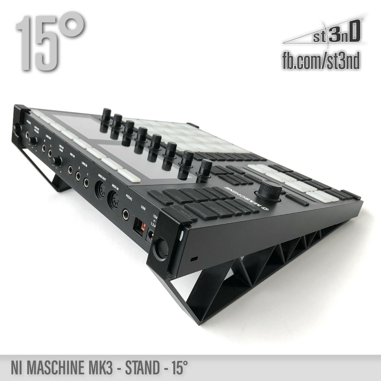STAND for NATIVE INSTRUMENTS MASCHINE Mk3 - 15° - Synth Stand +