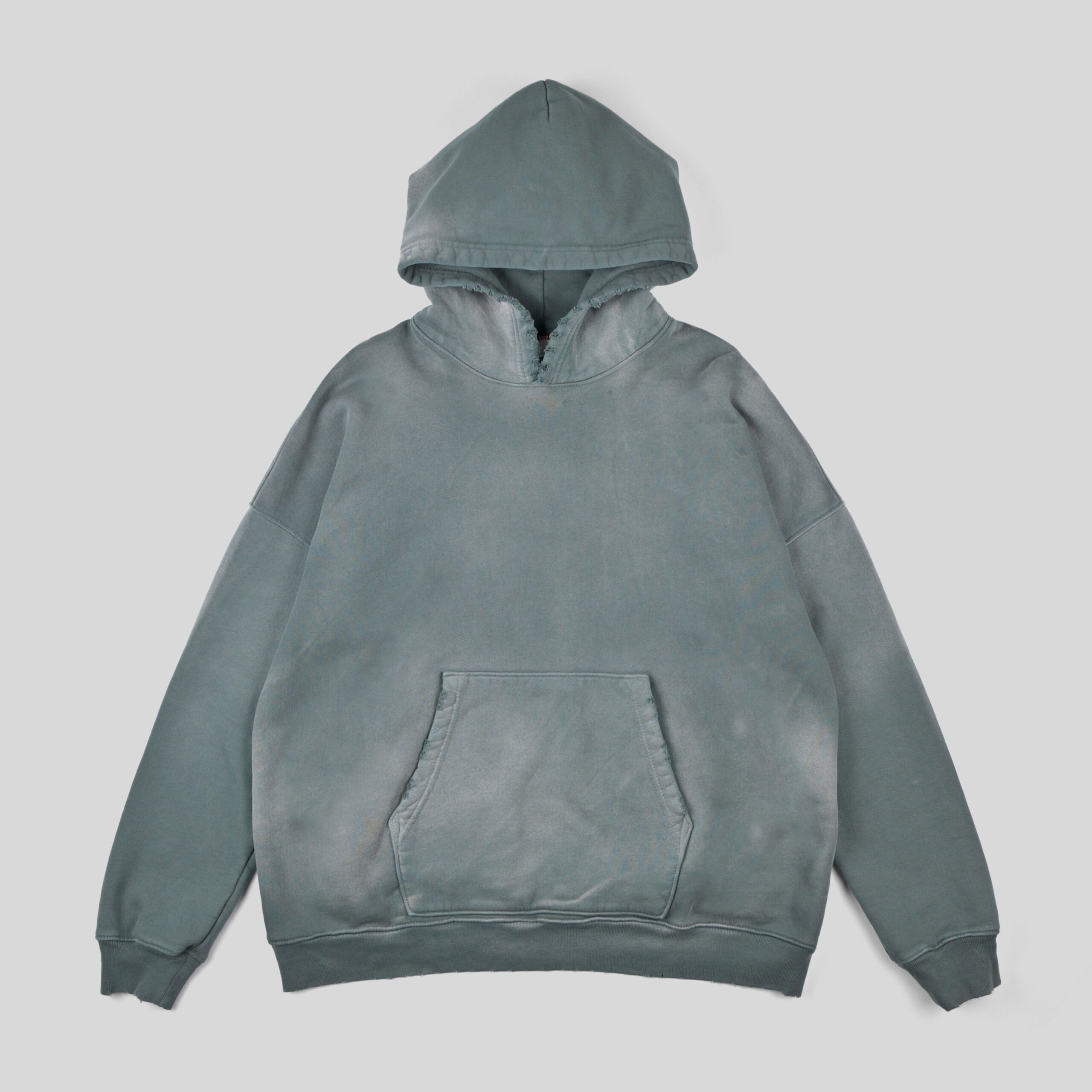 MOOJI MOOJI｜OVERSIZED CROP HOODIE AGED- STOTELA clothing store