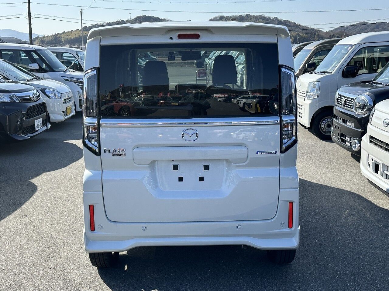 フレアワゴンカスタムスタイル XS ナビETCドラレコ付 ピュアホワイト