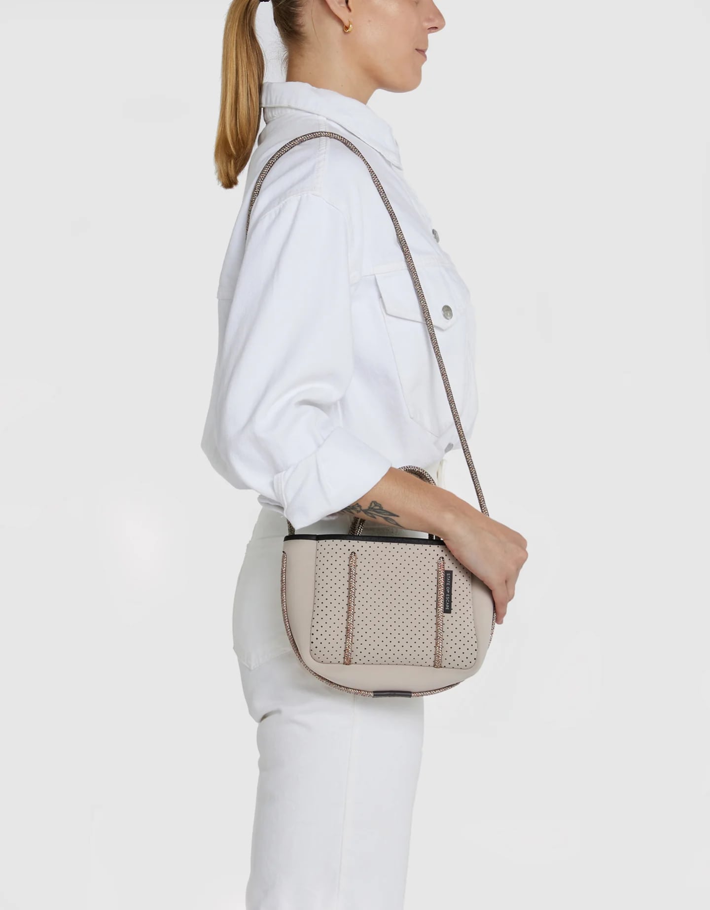 エスケープ トート ストーン ブレンドロープ｜Totes｜STATE OF ESCAPE