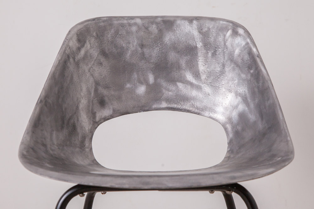 stoop | Tulip Chair for Steiner in Aluminium and Steel by Pierre