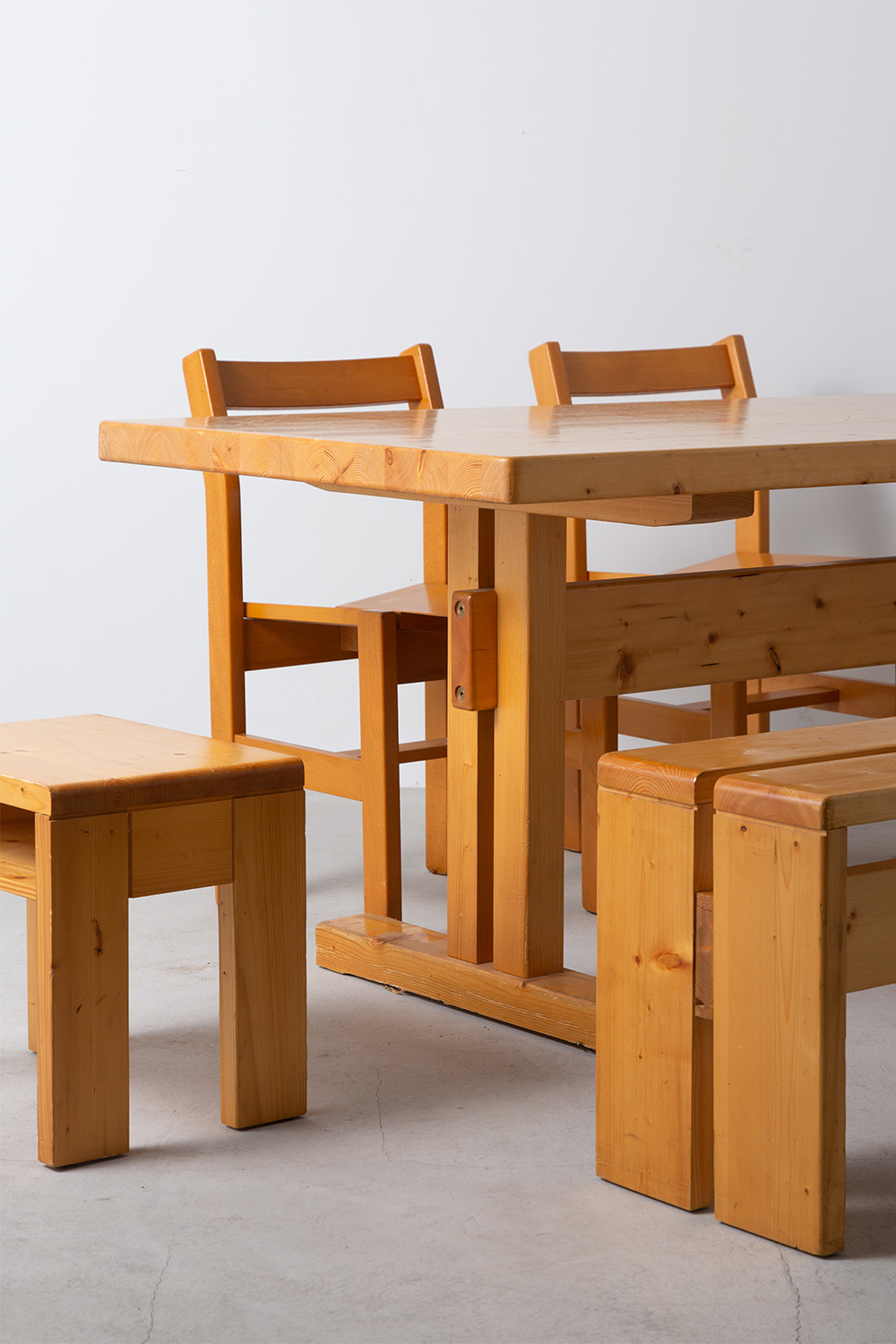 stoop | Stool by Charlotte Perriand for Les Arcs from Village in