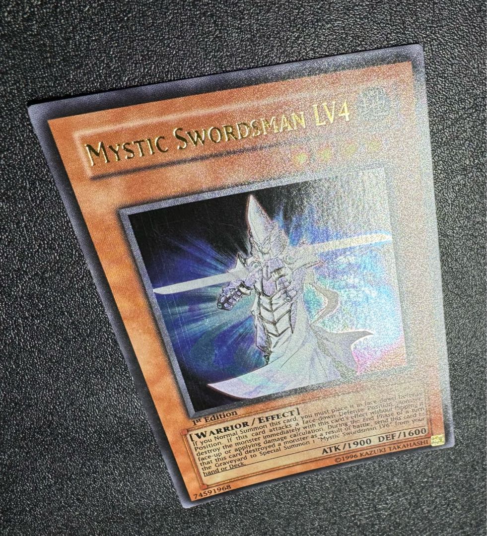 旧アジア版 1st】 ミスティックソードマンLV4/魔法使い族/遊戯王カード