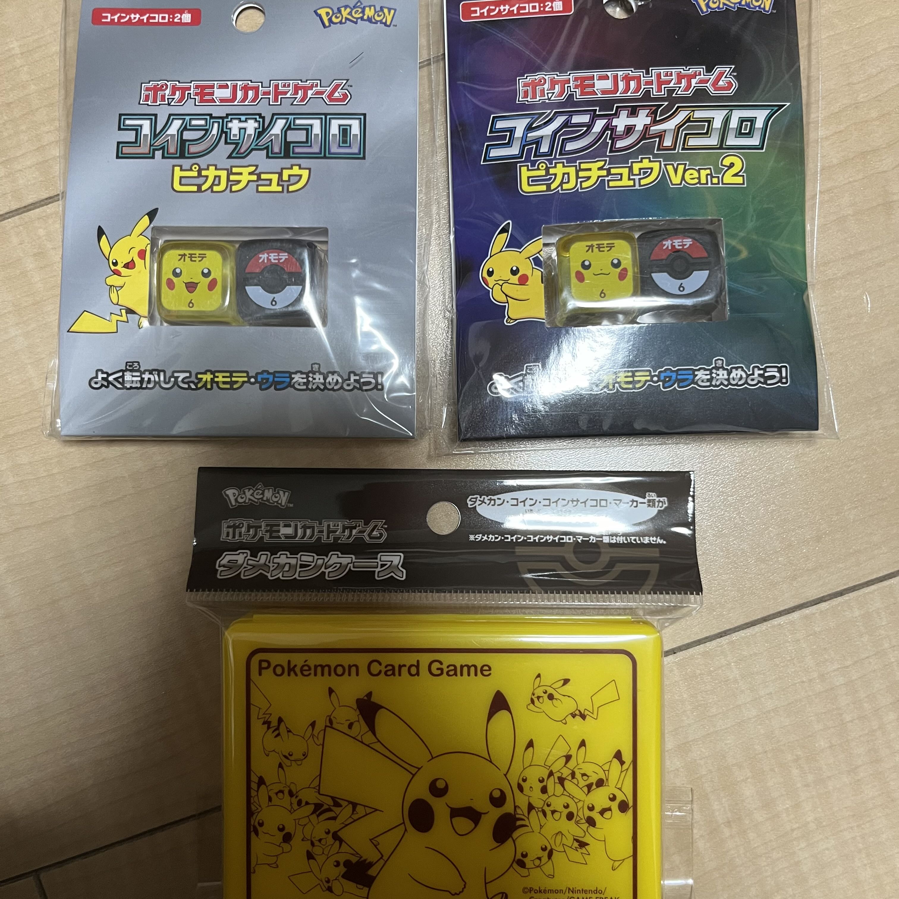 ポケモンカード ダメカンケース コインサイコロ2個 未使用新品 (Used