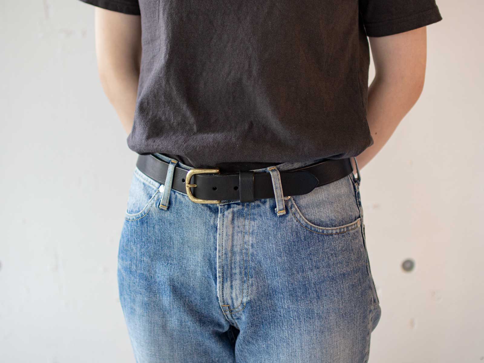 3cm幅ベルト（プレーンバックル） |analogico（アナロジコ）