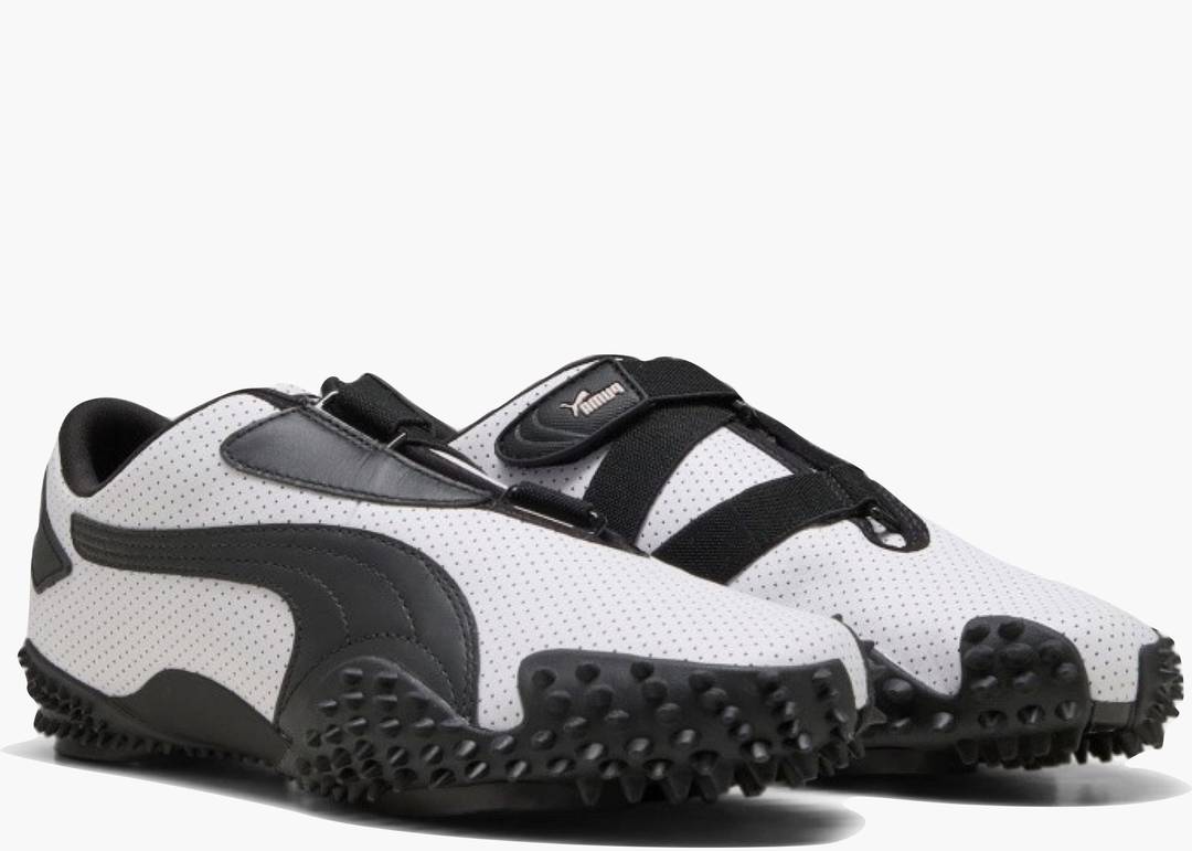 Puma Mostro Perforated Leather White Black | Hype Clothinga