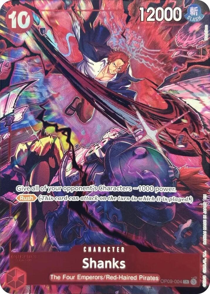 Shanks [2nd Anniversary] OP09-004 Prices | One Piece Emperors in