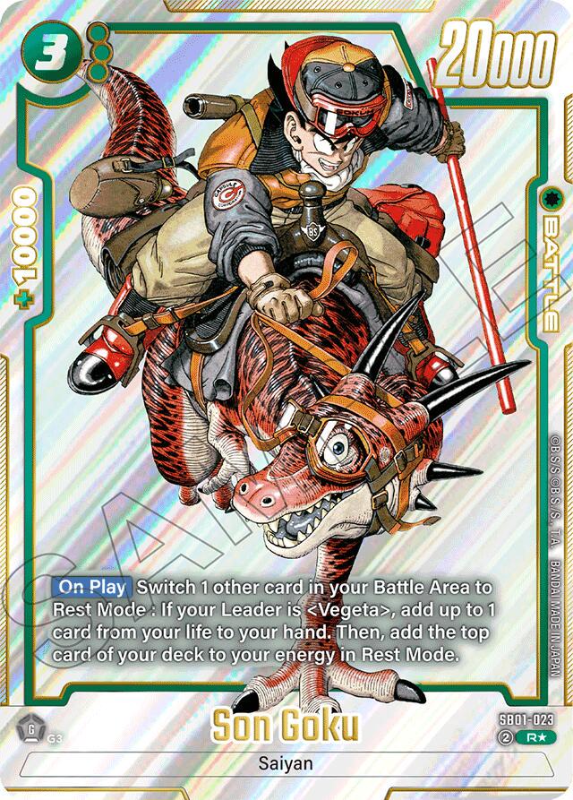 Son Goku [Alternate Art] SB01-023 Prices | Dragon Ball Fusion