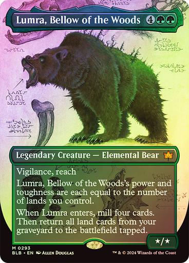 Lumra, Bellow Of The Woods [Borderless Foil] #293 Prices | Magic