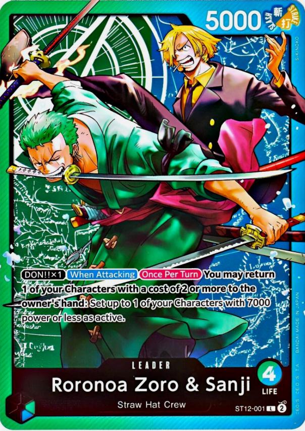 Roronoa Zoro & Sanji ST12-001 Prices | One Piece Starter Deck 12