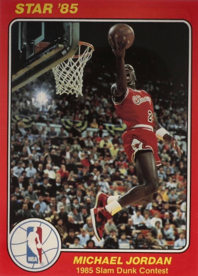 Michael Jordan #5 Prices [Rookie] | 1985 Star Slam Dunk Supers 5×7