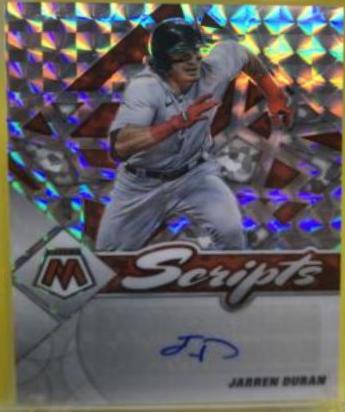 Jarren Duran #SC-JD Prices | 2022 Panini Mosaic Scripts Autographs