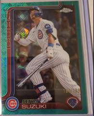 Seiya Suzuki [Aqua Refractor] #210 Prices | 2025 Topps Chrome