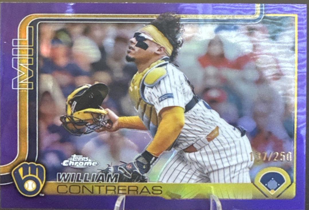 William Contreras [Purple] #25 Prices | 2025 Topps Chrome