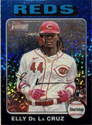 Elly De La Cruz [Blue Sparkle Refractor] #473 Prices | 2024 Topps