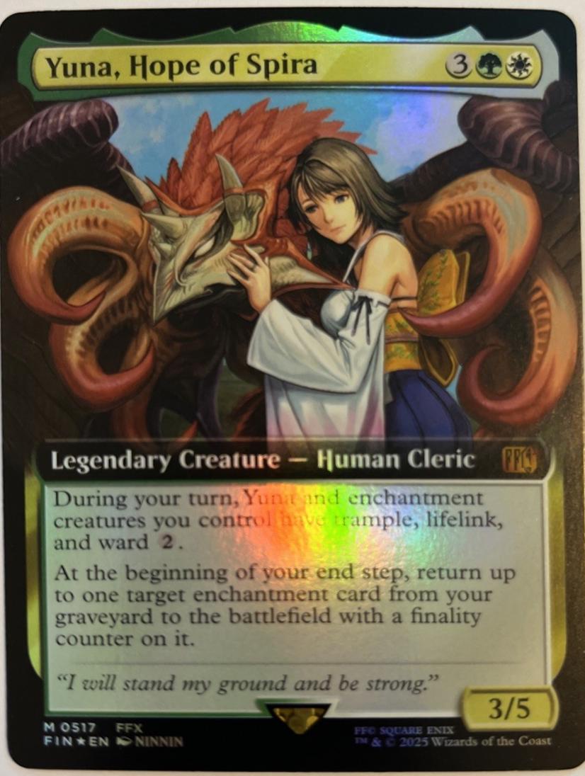 Yuna, Hope of Spira [Extended Art Foil] #517 Prices | Magic Final
