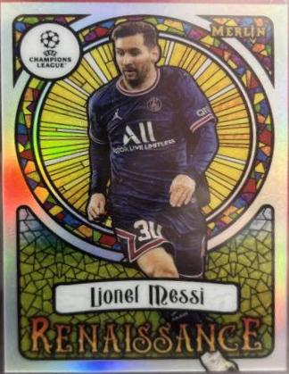Lionel Messi #R-1 Prices | 2021 Topps Merlin Chrome UEFA
