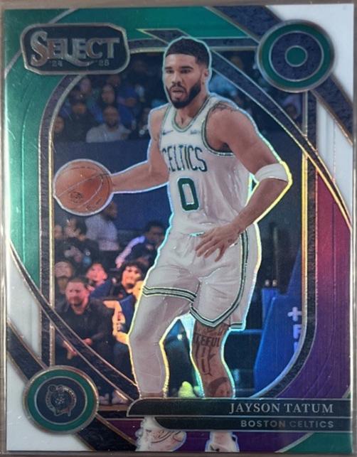 Jayson Tatum [Green White Purple Prizm] #246 Prices | 2024 Panini