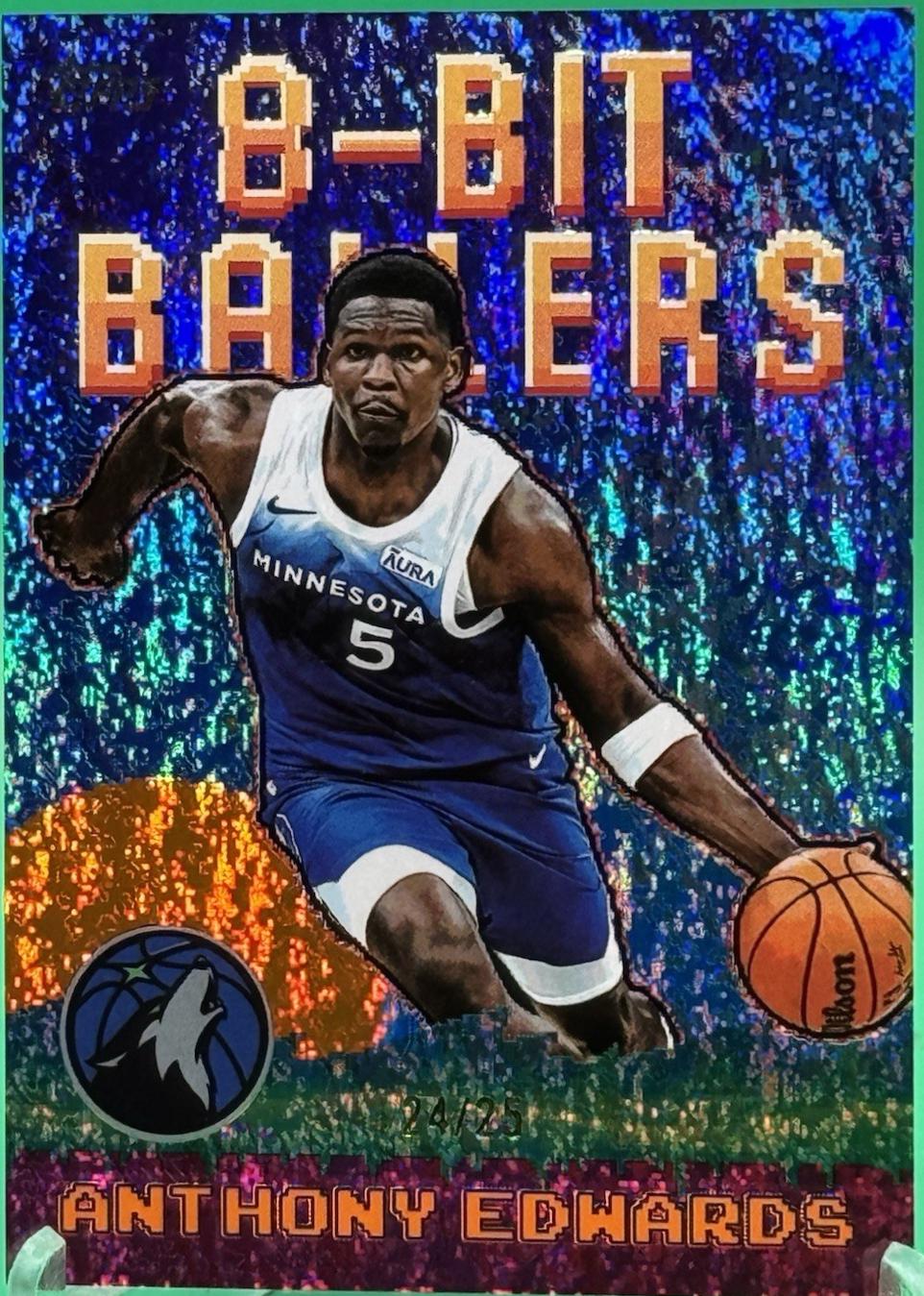 Anthony Edwards [Holo Orange] #8B-18 Prices | 2025 Topps 8-Bit