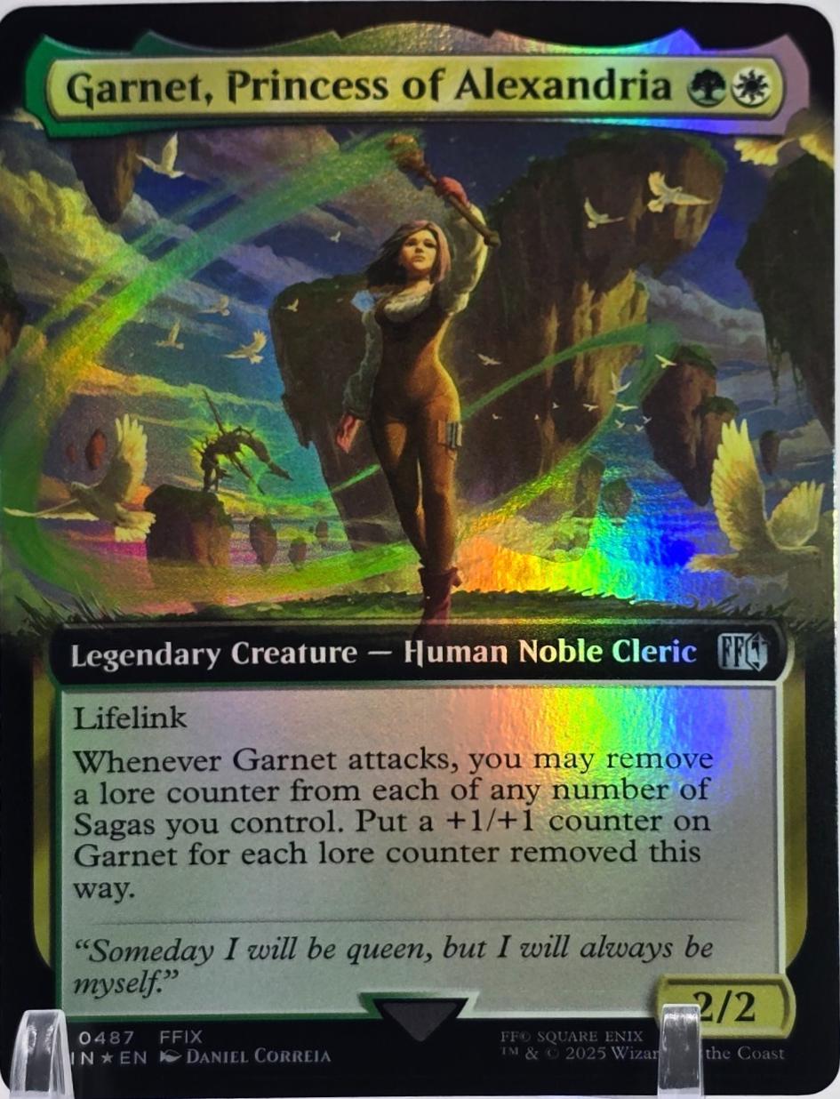 Garnet, Princess of Alexandria [Extended Art Foil] #487 Prices