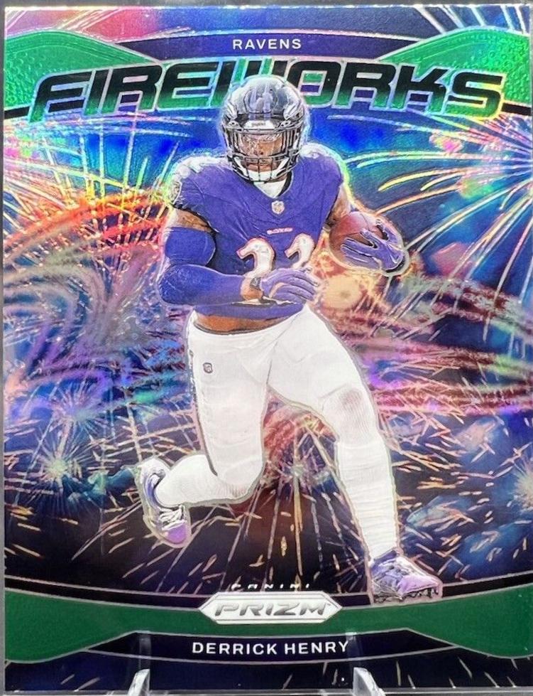 Derrick Henry [Green] #10 Prices | 2024 Panini Prizm Fireworks