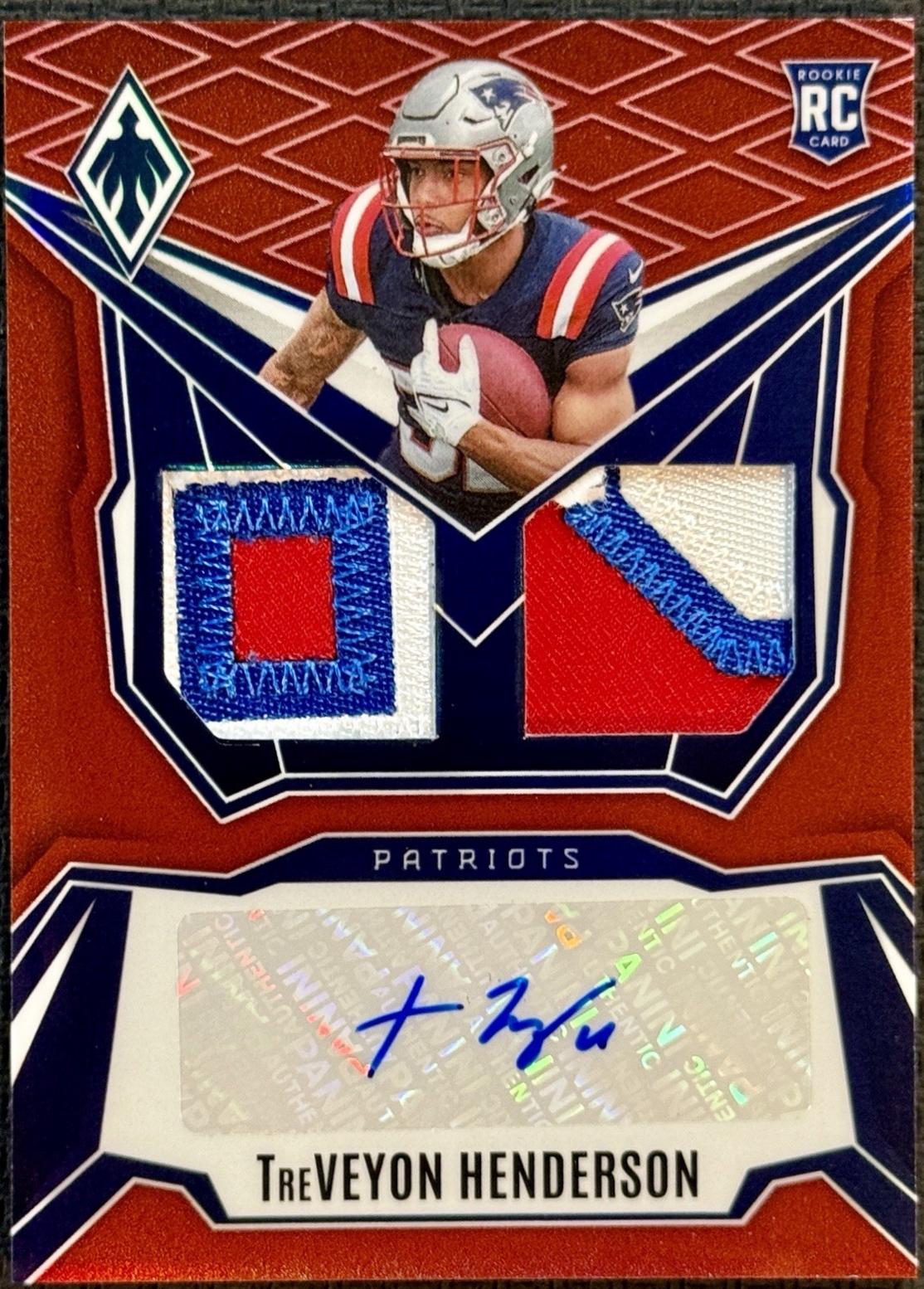 TreVeyon Henderson [Red] #14 Prices | 2025 Panini Phoenix Dual