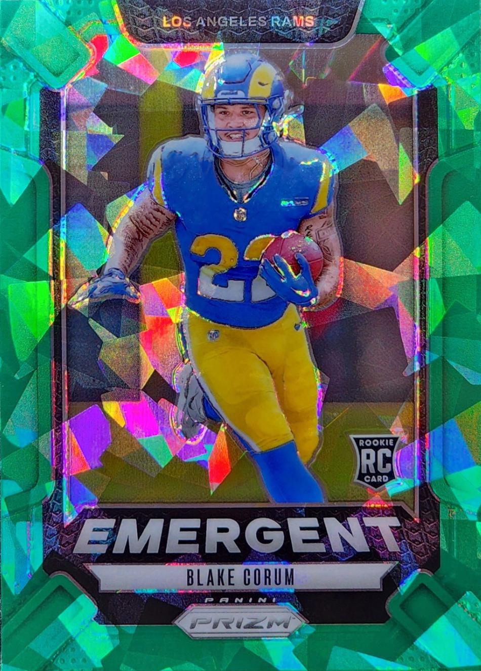 Blake Corum [Green Ice] #10 Prices | 2024 Panini Prizm Emergent