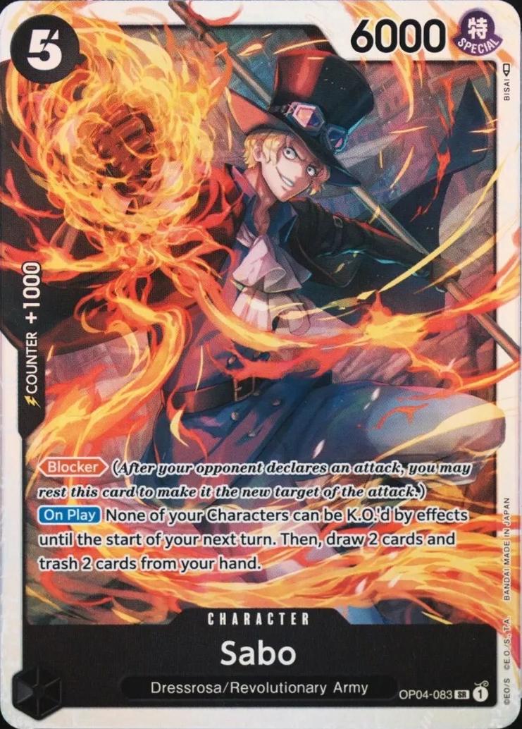 Sabo OP04-083 Prices | One Piece Kingdoms of Intrigue | One Piece
