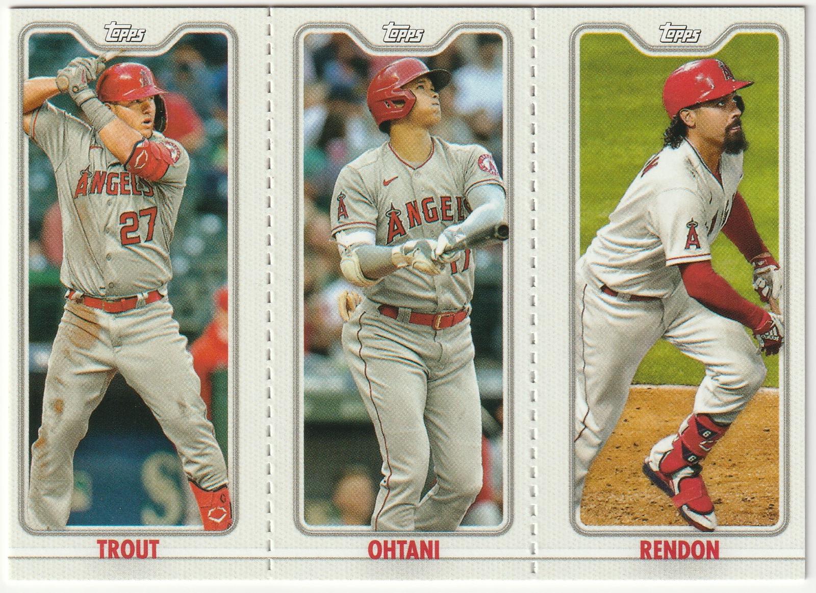 Trout/Ohtani/Rendon #TPC-1 Prices | 2022 Topps Opening Day Triple