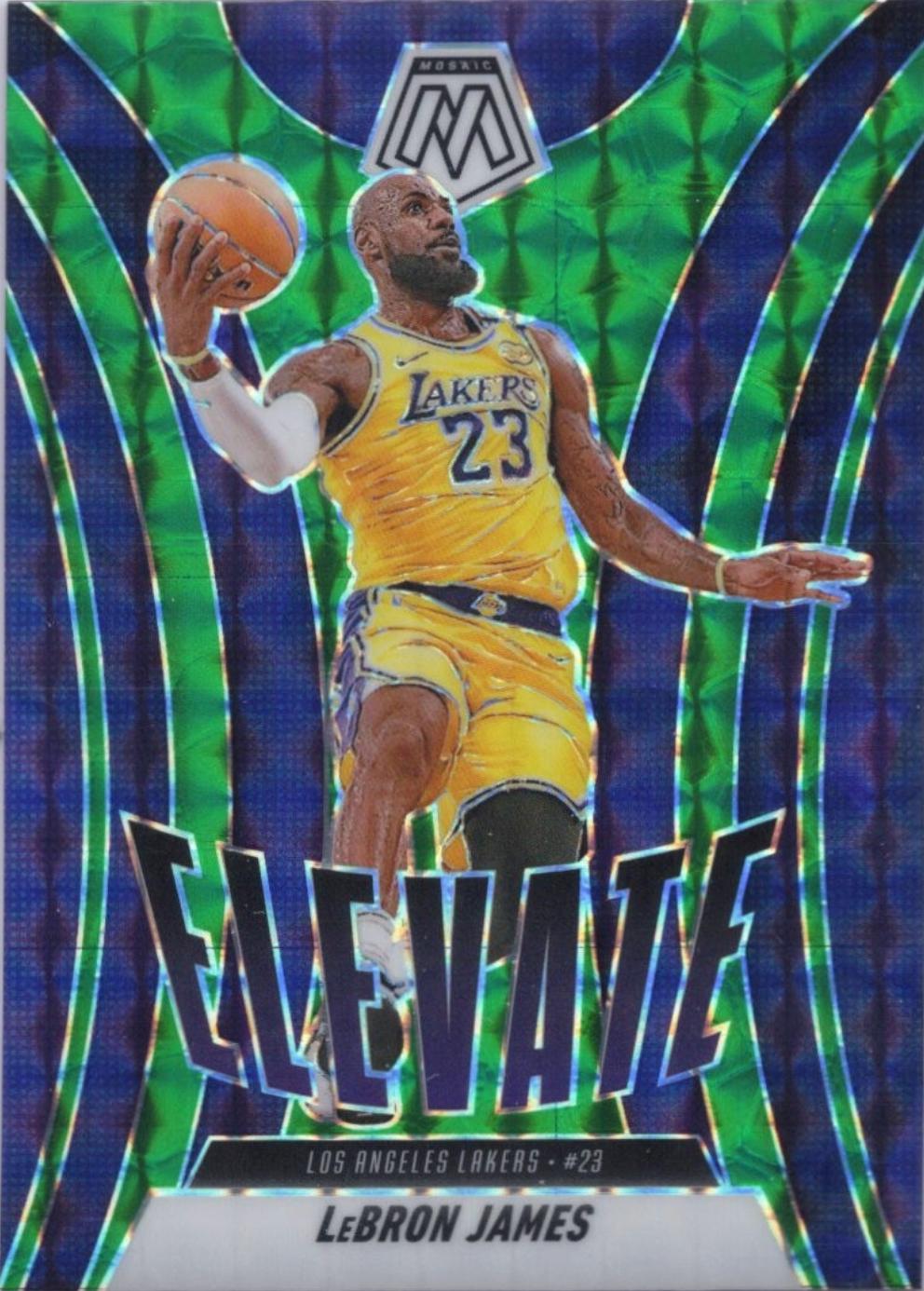 LeBron James [Green] #13 Prices | 2024 Panini Mosaic Elevate