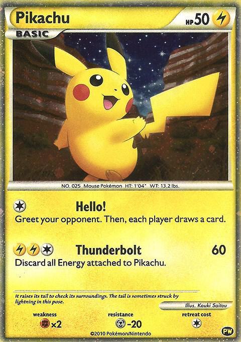 Prix de Pikachu [English] | Pokemon 2010 World Collection | Cartes
