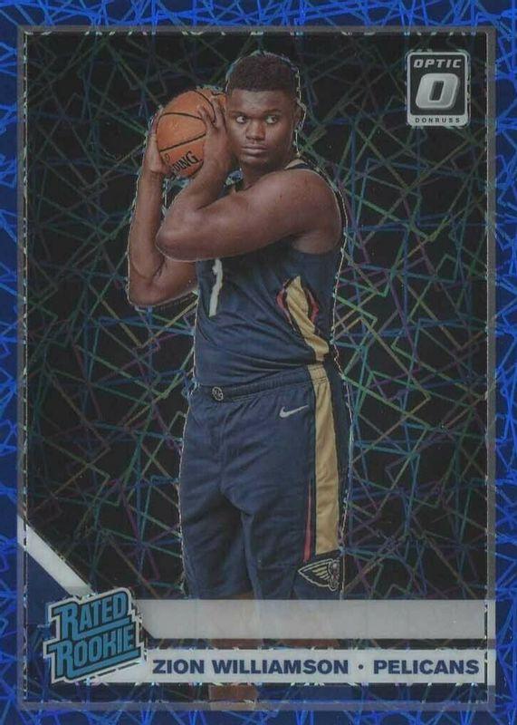 Zion Williamson [Blue Velocity] #158 Prices | 2019 Panini Donruss