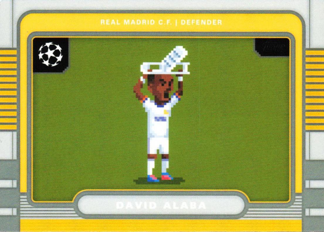 David Alaba #8B-1 Prices | 2025 Topps UEFA 8Bit Shots | Soccer Cards