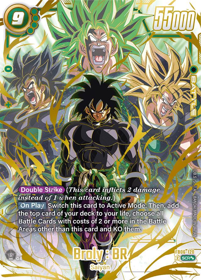 Broly : BR [Super Alternate Art] FB06-120 Prices | Dragon Ball