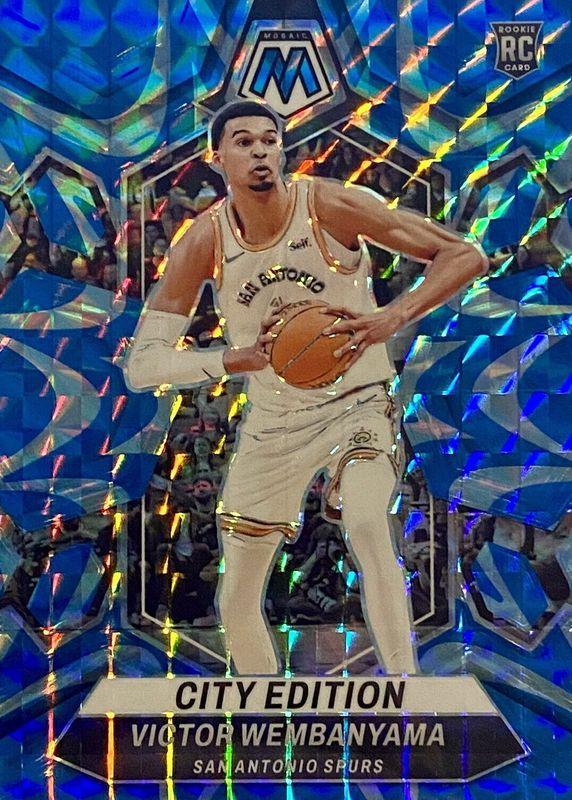 Victor Wembanyama [Reactive Blue] #282 Prices | 2023 Panini Mosaic