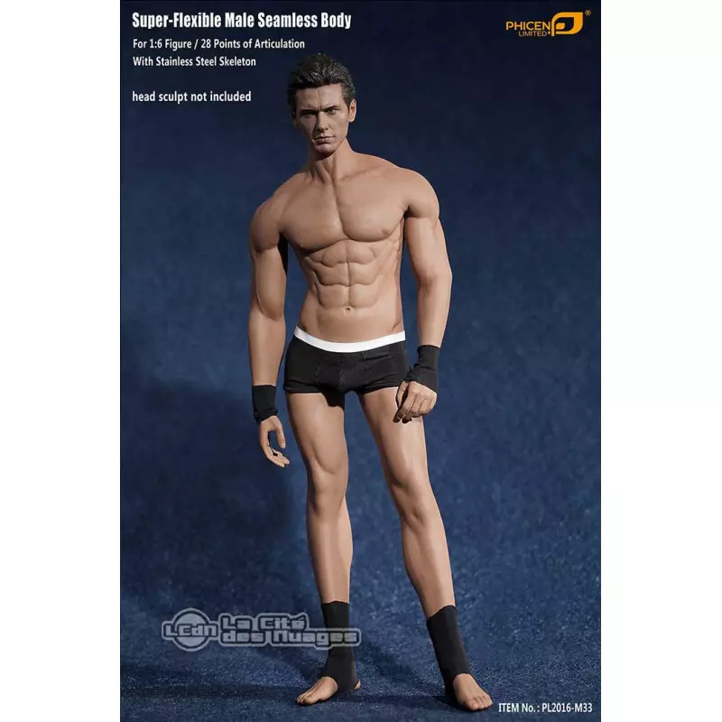 Super Flexible Muscular Male Seamless Body PL2016-M33 30cm 1/6