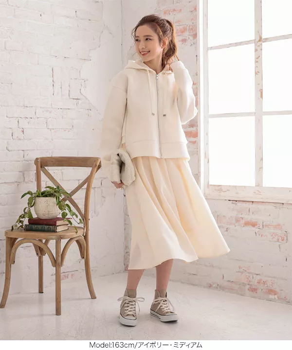 タックフレアスカート [M2097] - レディースファッション通販 神戸