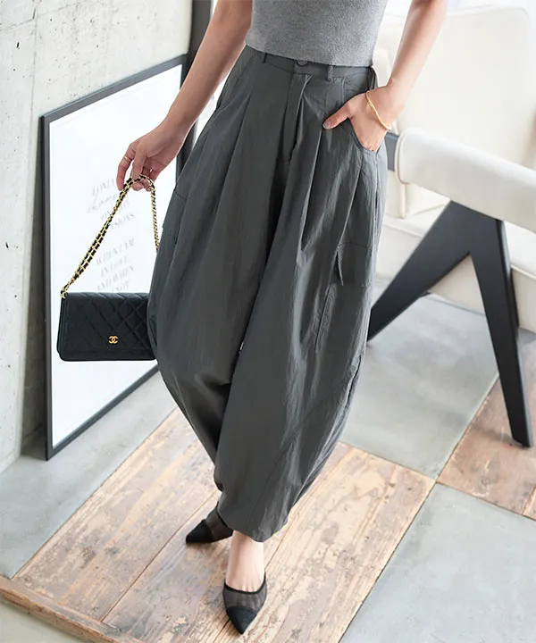 2wayドロスト付きダブルタックカーゴカーブパンツ [M4275