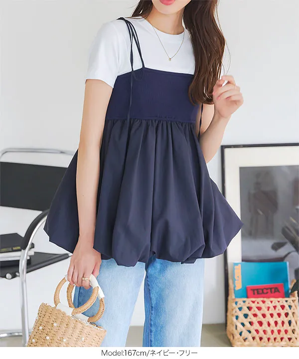 バルーンキャミトップス [C7264] - レディースファッション通販 神戸