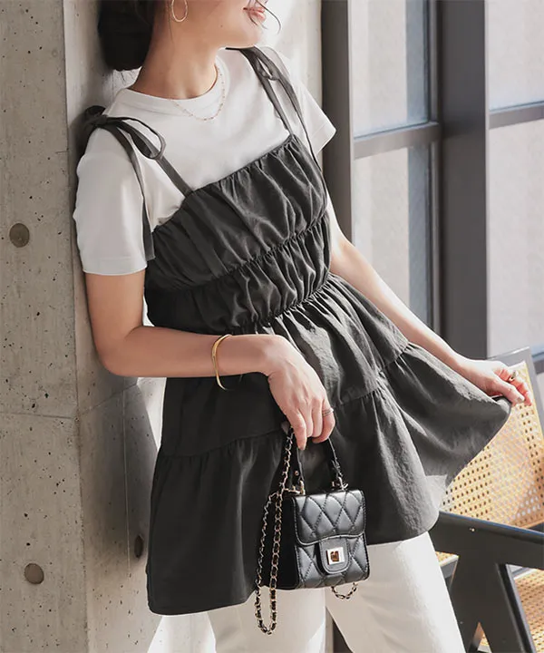 ギャザーキャミチュニック [C7390] - レディースファッション通販 神戸