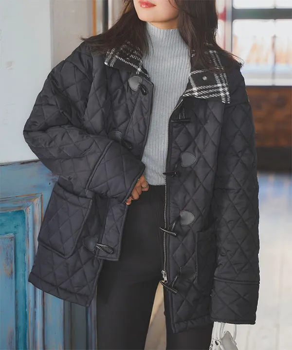 キルティングダッフルコート[K1365] - レディースファッション通販
