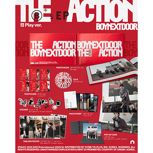 The Action【CD】 | BOYNEXTDOOR | UNIVERSAL MUSIC STORE ANNEX