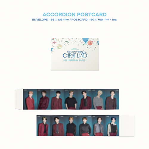 2021 SVT 5TH FAN MEETING 〈SEVENTEEN in CARAT LAND〉 MEMORY BOOK +
