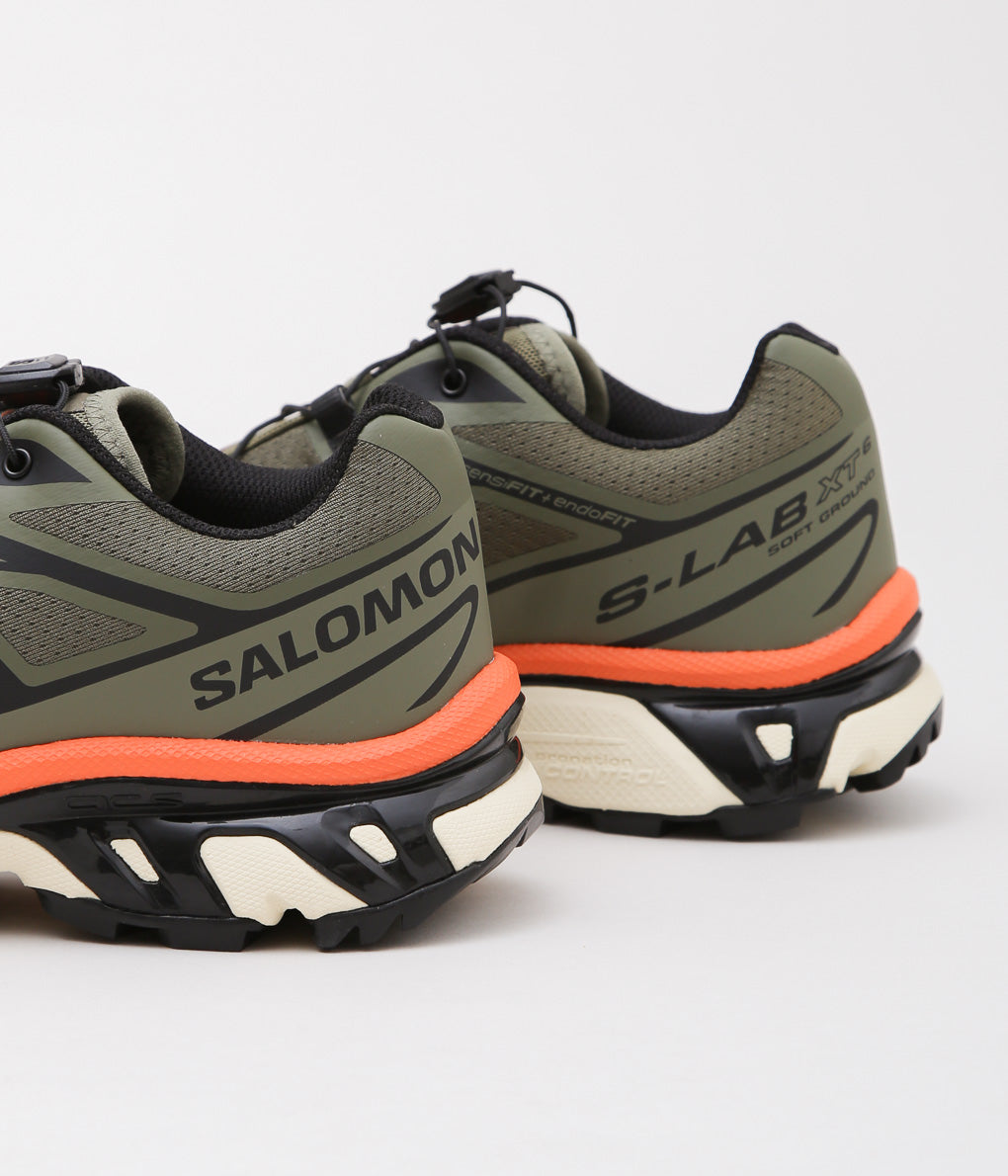 SALOMON ''XT-6 DEEP'' (LICHEN GREEN/BLACK/RED ORANGE) – THE STORE